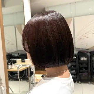 ショート サラ艶/韓国ヘア ︎🌟璃奈 (ﾘﾅ)のヘアスタイル