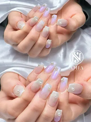 ミディアム 🌟AMIA BEAUTY🌟のネイルデザイン