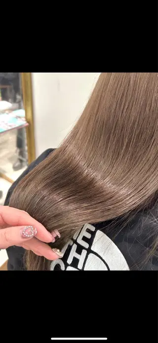 ロング カラー 透明感カラー 古山 結季🌙🖤のヘアスタイル