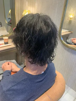 パーマ メンズ Aya/四条烏丸/ インナーカラーのヘアスタイル