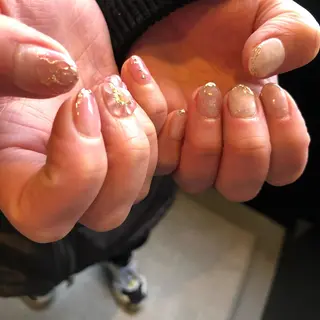 ロング カラー ヘアアレンジ キッズ ネイル マツエク・マツパ 福田 加奈のネイルデザイン