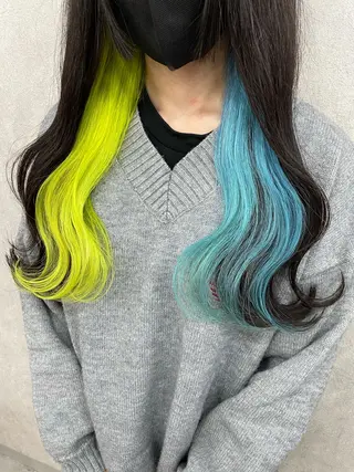 カラー 【店長】インナー指名 No.1戸塚優思のヘアスタイル