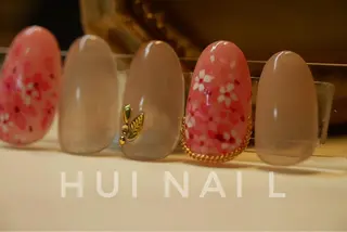 ミディアム めぐみのネイルサロン スタッフ練習のネイルデザイン