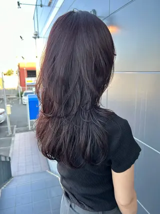 ロング カラー Emitas.　井上 真奈美のヘアスタイル