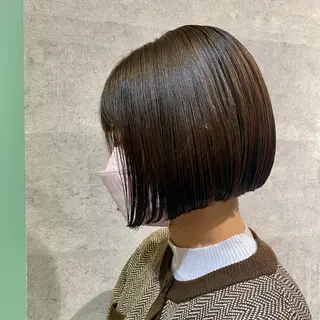 ショート カラー 𝑺𝒂𝒌𝒊 🩶マンツーマン施術のヘアスタイル