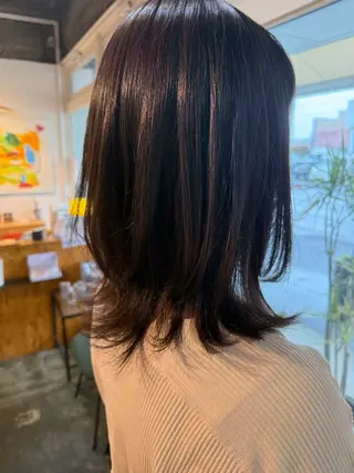 ミディアム 後藤 実咲のヘアスタイル