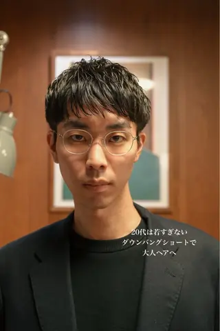 メンズ メンズパーマ いしだ りょうのヘアスタイル