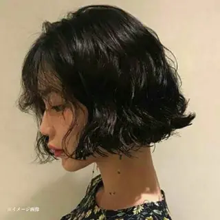 ショート パーマ manami/ ハッシュレイヤーのヘアスタイル