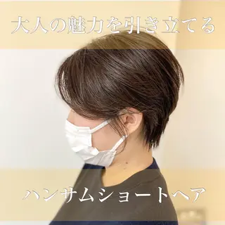ショート カラー 平田 健一のヘアスタイル