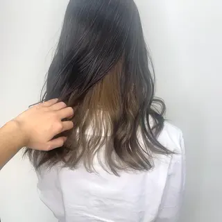 ミディアム カラー 𖧷 ⁺. 大人ヘア Yui 𓂃𓈒𓏸のヘアスタイル