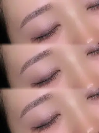 アイブロウ 🌙マツパ/束感🫧 𝑀𝐼𝑌𝑈🎀のマツエク・マツパデザイン