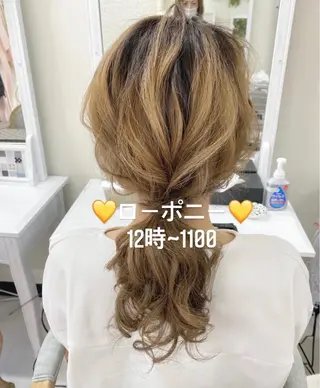 ヘアアレンジ ヘアセットサロン ココのヘアスタイル
