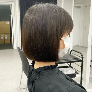 ショート カラー 💕コテ巻き風パーマ 💕KEIYA 💕のヘアスタイル