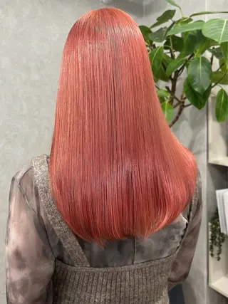 カラー 🎀ブリーチ/ エクステ/渋谷🎀のヘアスタイル