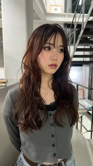 ロング 御器所/髪質改善千田 紗羽のヘアスタイル