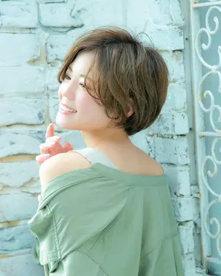 ショート 縮毛矯正/髪質改善 表参道/千田大地のヘアスタイル