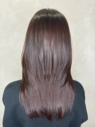 セミロング 横路 めぐみのヘアスタイル
