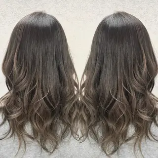 セミロング カラー 美髪矯正/髪質改善 レガロ堺市伏尾/松田のヘアスタイル
