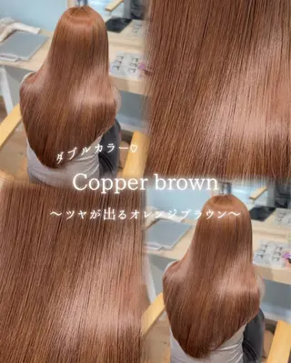 ロング カラー honoka/レイヤ ー/艶感カラー/韓国のヘアスタイル