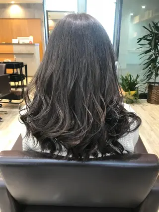 セミロング カラー パーマ ヘアアレンジ メンズ キッズ ネイル マツエク・マツパ EnBlesS西宮 マンツーマン神道有基のヘアスタイル