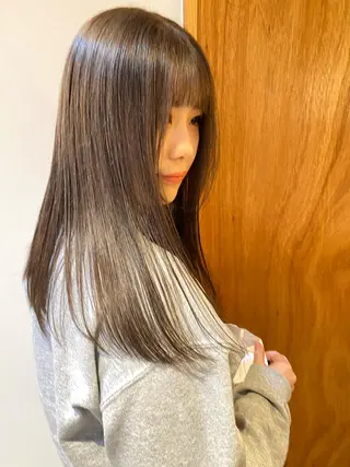ミディアム カラー 砂原 ひよりのヘアスタイル