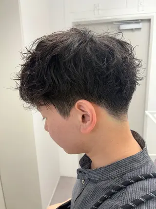 ショート パーマ 冨沢 巧のヘアスタイル