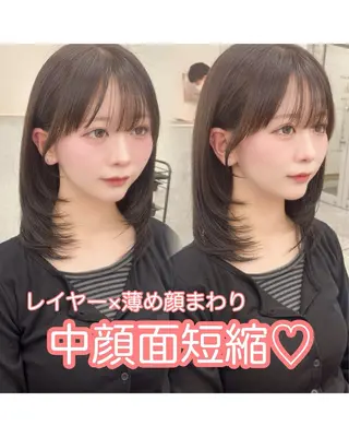 ロング 髪質改善／レイヤー ／透明感カラー／真央のヘアスタイル