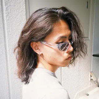 ミディアム メンズ FJ Kaminokeのヘアスタイル