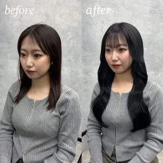 ロング カラー エクステ&"盛れる" 艶髪✨SYURIのヘアスタイル