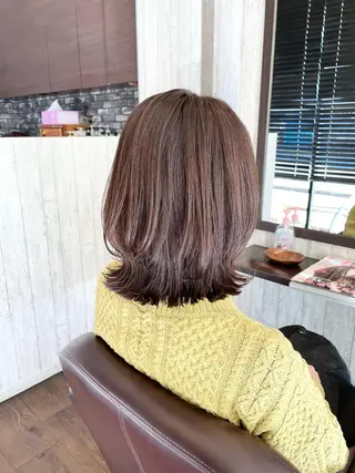 ミディアム カラー 髪質改善💍 natsukiのヘアスタイル