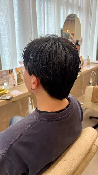 メンズ 山下 稚葉 艶髪/透明感カラーのヘアスタイル