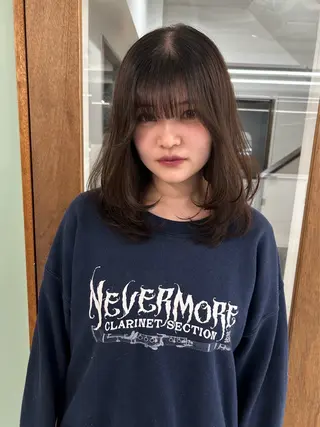 ミディアム レイヤー・ボブカット ／もえまる🌻のヘアスタイル