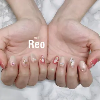 ミディアム ネイル Reonail 💕Kana💕のネイルデザイン