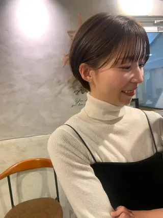 ショート 落合 妙佳のヘアスタイル