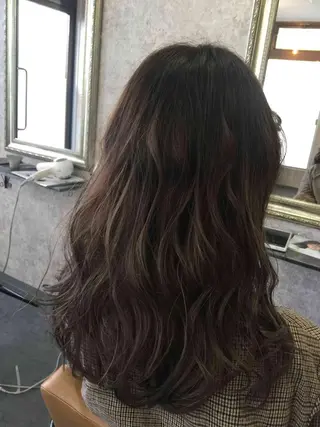 ロング メンズスタイル バレイヤージュ　齋藤のヘアスタイル