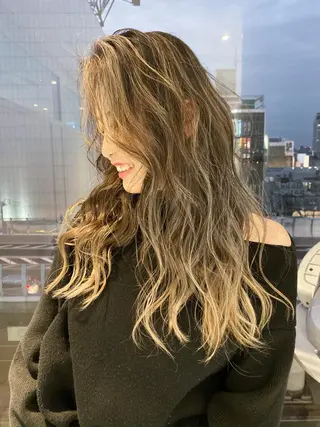 ロング カラー welring hair salonのヘアスタイル