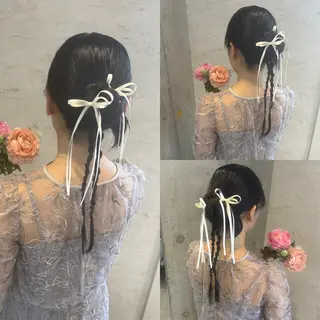 ロング ヘアアレンジ 美髪× ヘアセット✨Araiのヘアスタイル