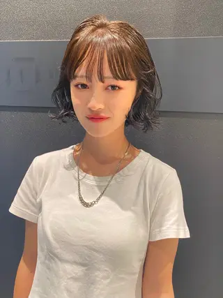 ショート カラー パーマ mai / linoah˚✧のヘアスタイル