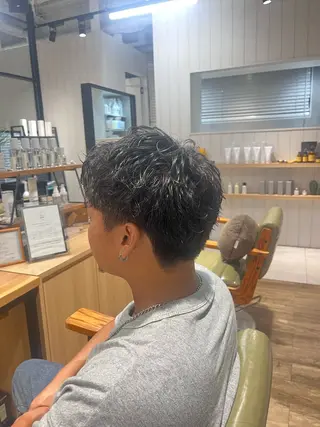 パーマ メンズ 武田 綺音のヘアスタイル