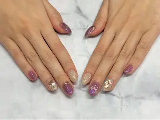 ネイル AISAフィル× ハードモチ最強のネイルデザイン