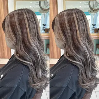 ロング パーマ ヘアアレンジ メンズ 盛れる韓国ヘア♡ 🌻鈴木花🌈のヘアスタイル