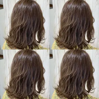 ミディアム カラー 心斎橋韓国ボブ 好原良真のヘアスタイル