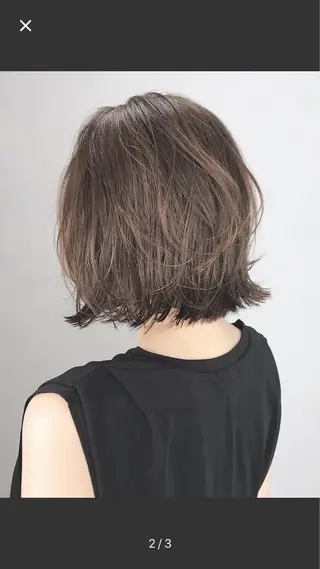 ミディアム Lita Hair 松林のヘアスタイル