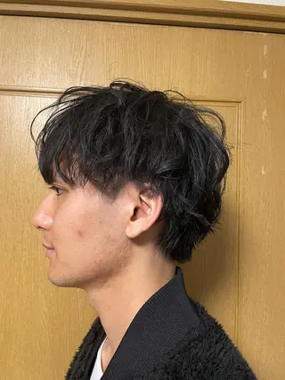 ショート パーマ メンズ 🌙１９時以降通える メンズ専門　コーダイのヘアスタイル