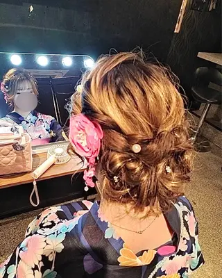 セミロング Setsalon DIOのヘアスタイル