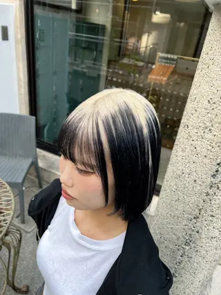 ショート カラー 赤みゼロ/透明感 カラー🌿KANTAのヘアスタイル