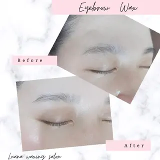 アイブロウ Luana wax 🐚根本のエステ・リラクイメージ
