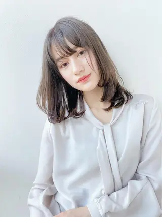 セミロング 髪質改善/美髪矯正 逸見　嘉秀のヘアスタイル