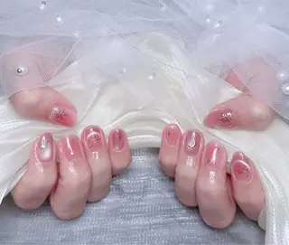 ネイル 🎀も ものネイルデザイン
