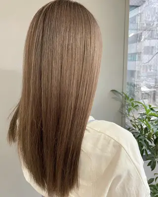 ロング カラー 心斎橋韓国ボブ 好原良真のヘアスタイル